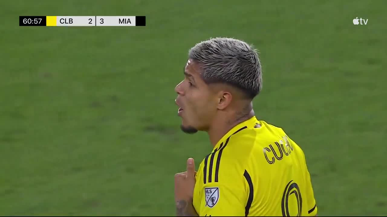 Con dos goles de Messi, el Inter Miami le ganó 3-2 a Columbus Crew