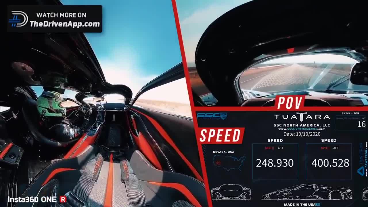 Video del récord de velocidad a más de 500 km/h - 16/12/2020 - Clarín.com