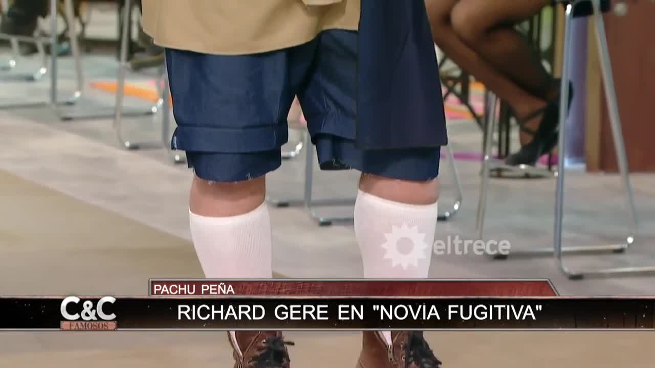 Video: Pachu Peña imitó el look de Richard Gere - 10/03/2021 - Clarín.com