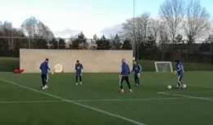 Sin Messi, Argentina entrenó en Manchester pensando en Italia