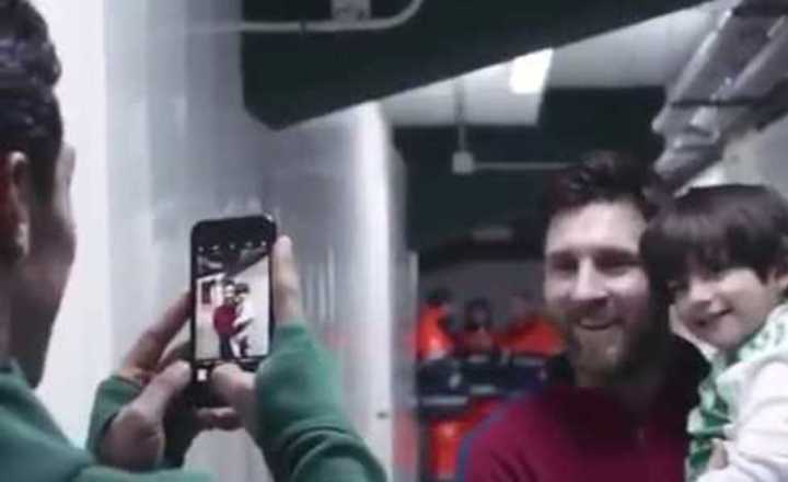 El gran gesto de Leo Messi con el hijo de Andrés Guardado