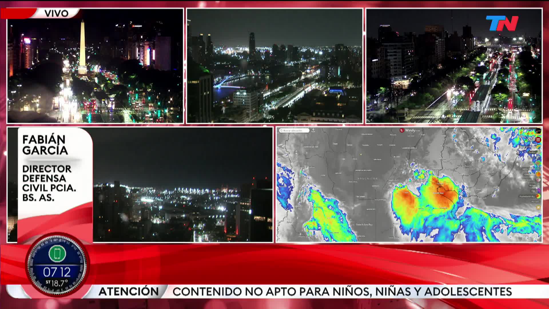 🔴 Mejora el tiempo en Buenos Aires, pero varias zonas siguen en